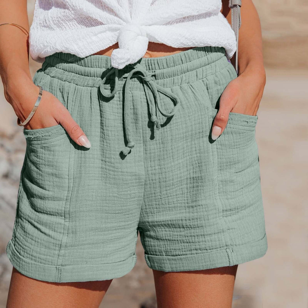 Sommerliche Damen-Baumwollshorts