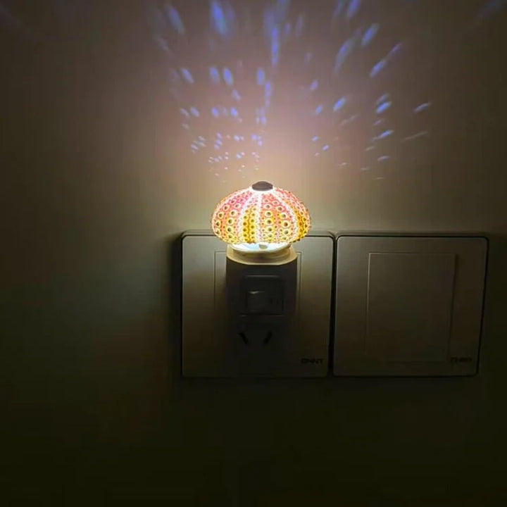DIY Seeigel-Nachtlicht: Kreatives Vintage-Ambiente