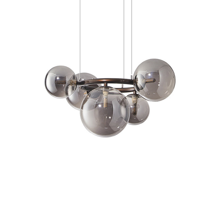 Moderne Esstischlampe mit Ringen, dimmbar