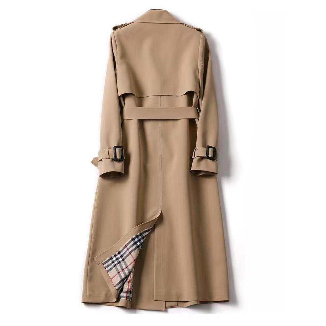 Damen Trenchcoat mit Verstellbarer Passform - Beige