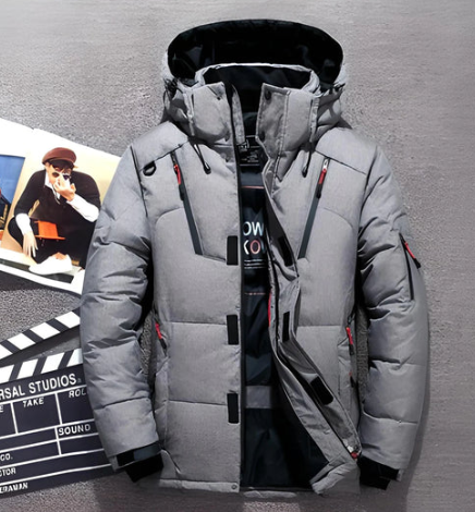 Luxuriöse Damen-Daunenjacke für den Winter