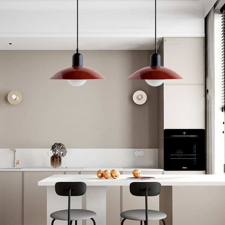 Farbige Macaron Pendelleuchte - Modernes Design