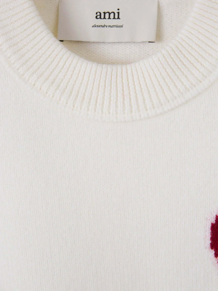 Damen Pullover mit Herz-Druck