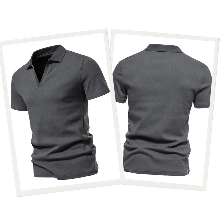 Herren Kurzarm-Polo aus Merino-Qualität