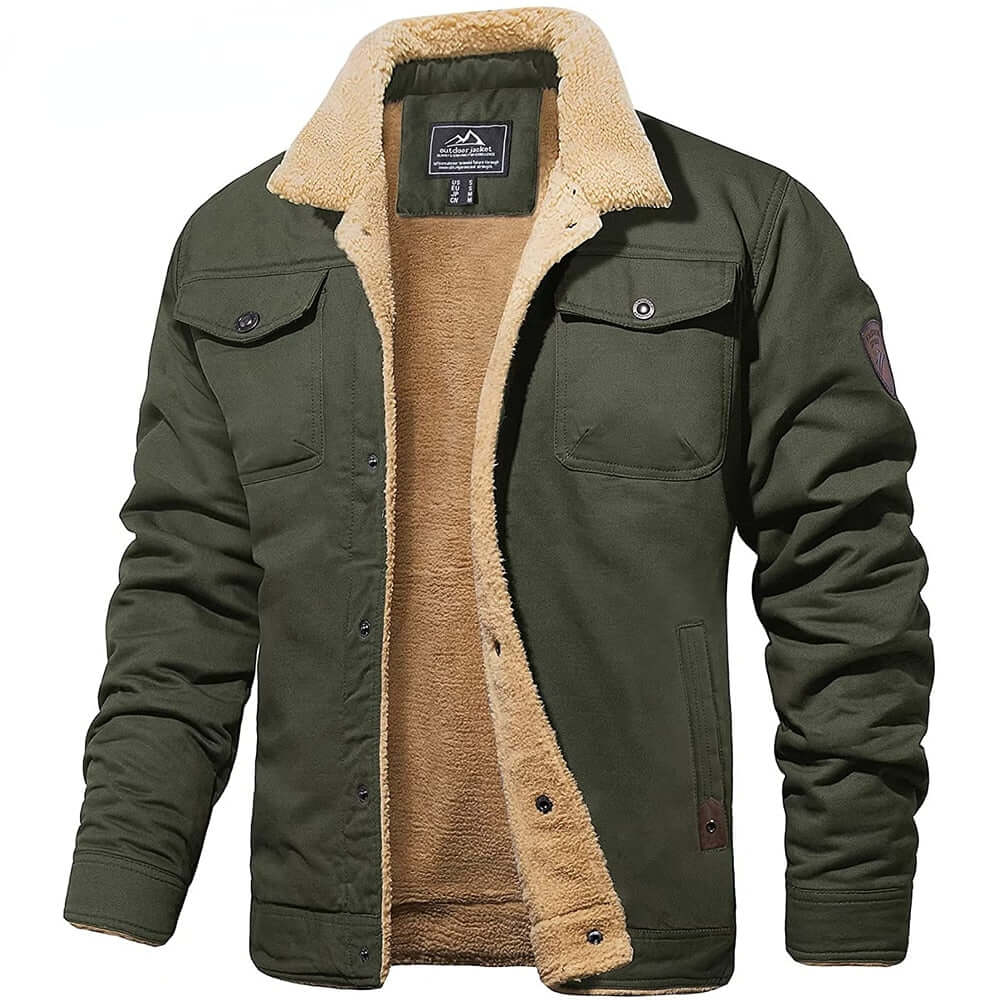 Herren Vintage Bomberjacke: Warme & Stilvolle Winterjacke