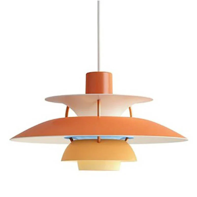 Moderne LED-Hängelampe mit Farbschirm für Innenräume