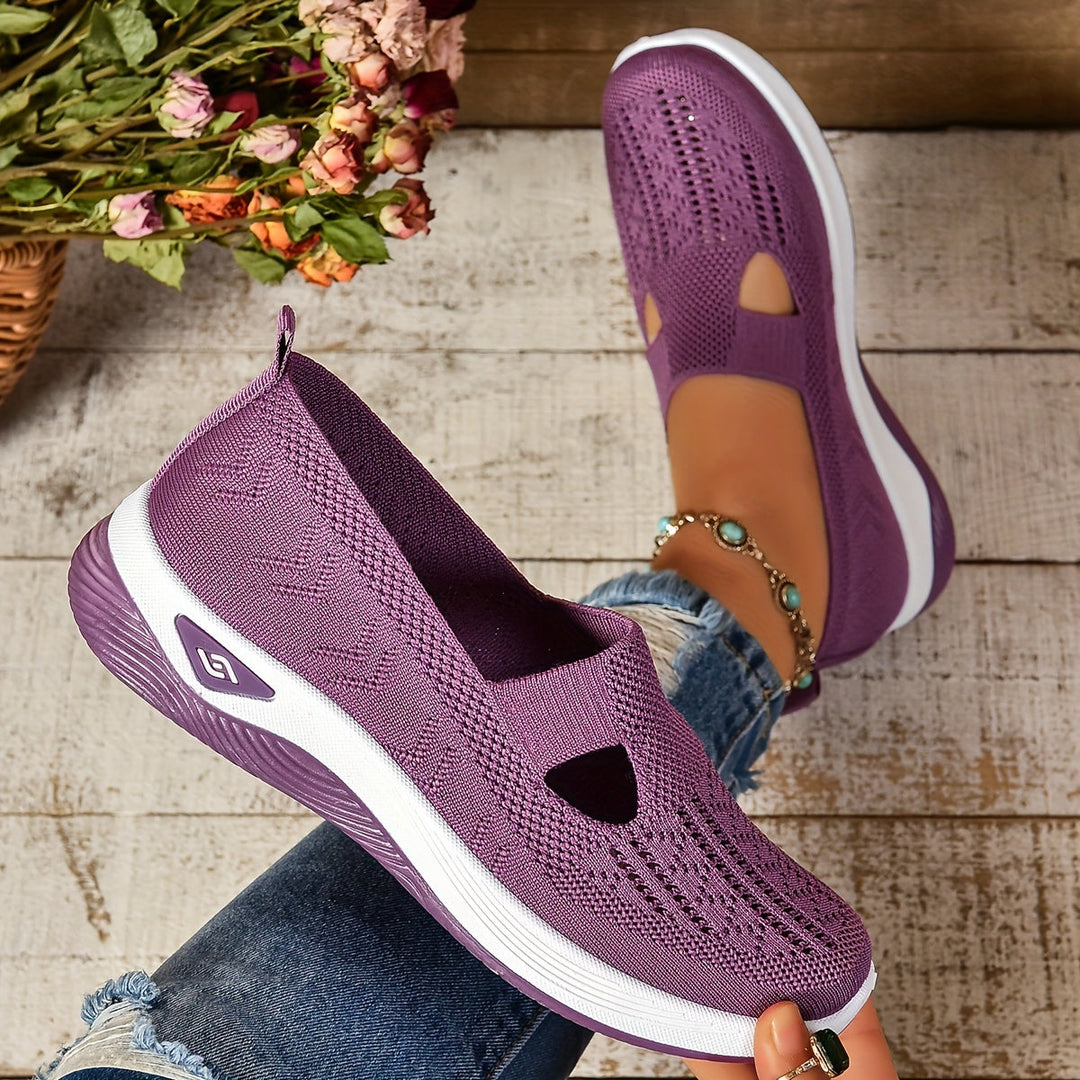Damen-Orthopädische Slip-On-Schuhe - Komfort und Stil