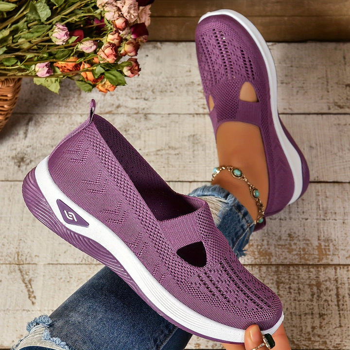 Damen-Orthopädische Slip-On-Schuhe - Komfort und Stil