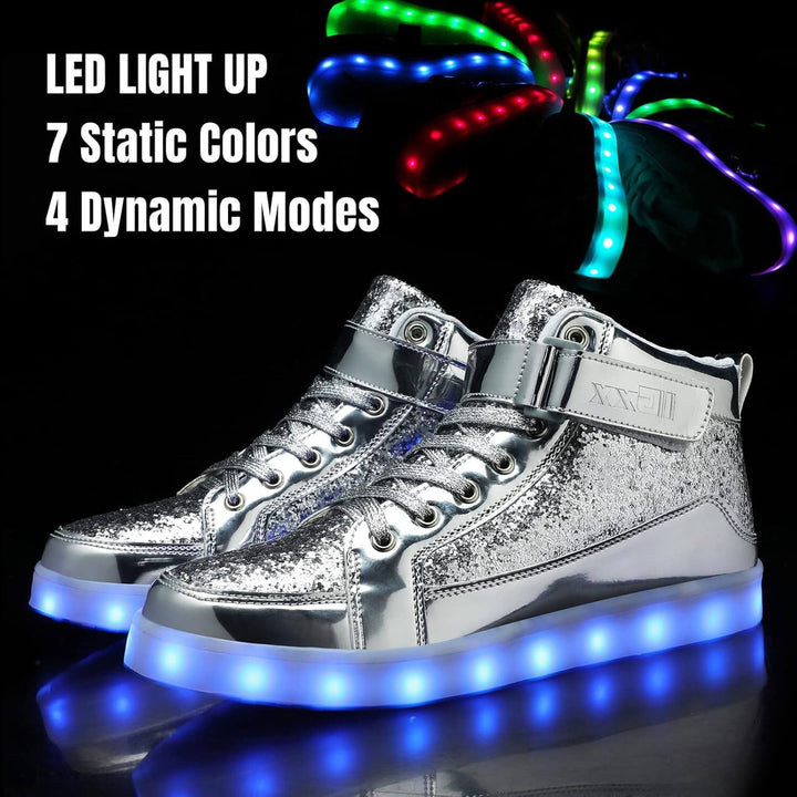 LED-Sneaker mit Akku-Beleuchtung: Modisch & Funktional