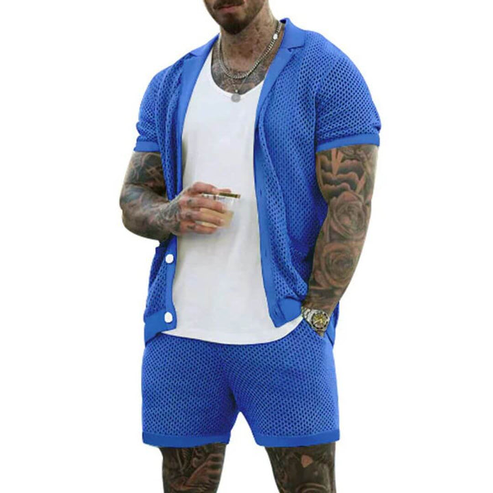 Herren Loungewear Set: Zweiteiliges Sommer-Outfit