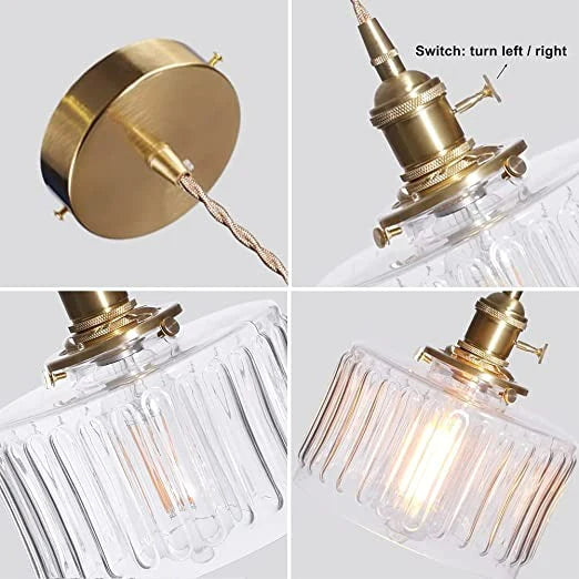 Vintage Kristall-Hängelampe für elegantes Raumlicht