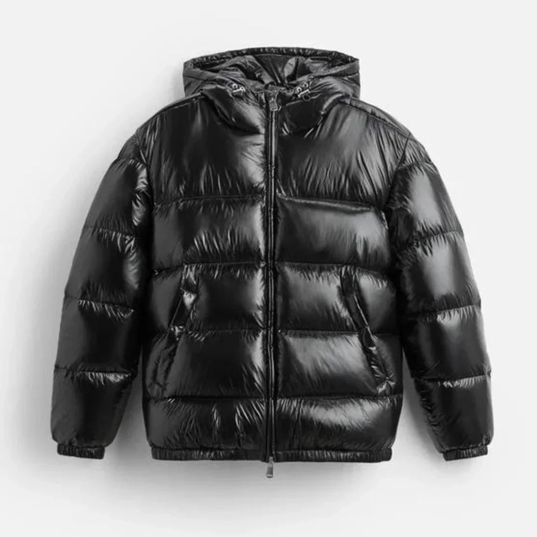 Unisex Daunenjacke - Wärme und Komfort in Schwarz und Grün