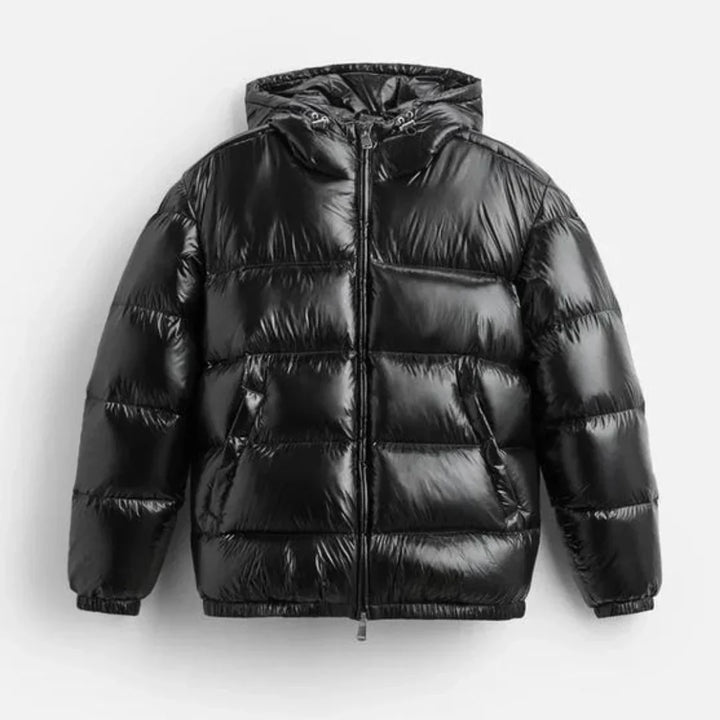 Unisex Daunenjacke - Wärme und Komfort in Schwarz und Grün