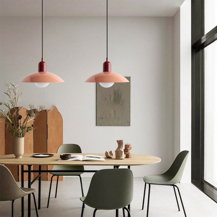 Farbige Macaron Pendelleuchte - Modernes Design