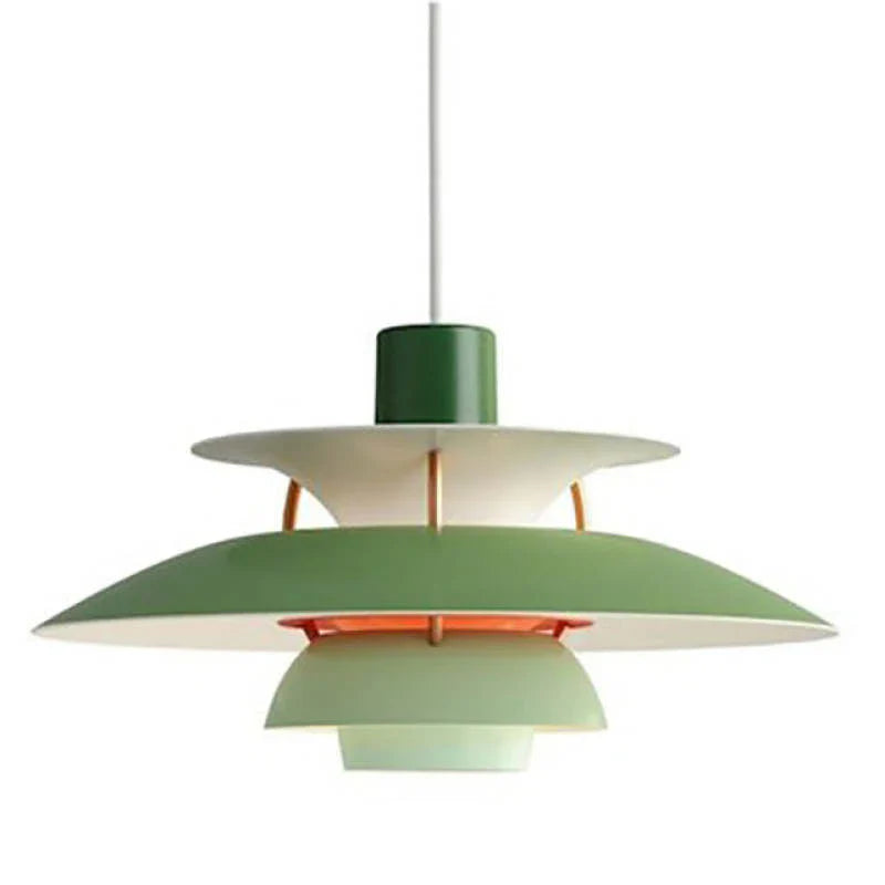 Moderne LED-Hängelampe mit Farbschirm für Innenräume