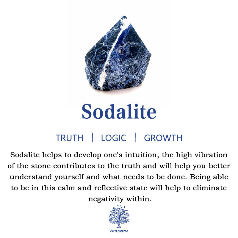 Sodalith Kristall blau, roh, für Intuition, Wahrheit, Wachstum, spirituelle Heilung.