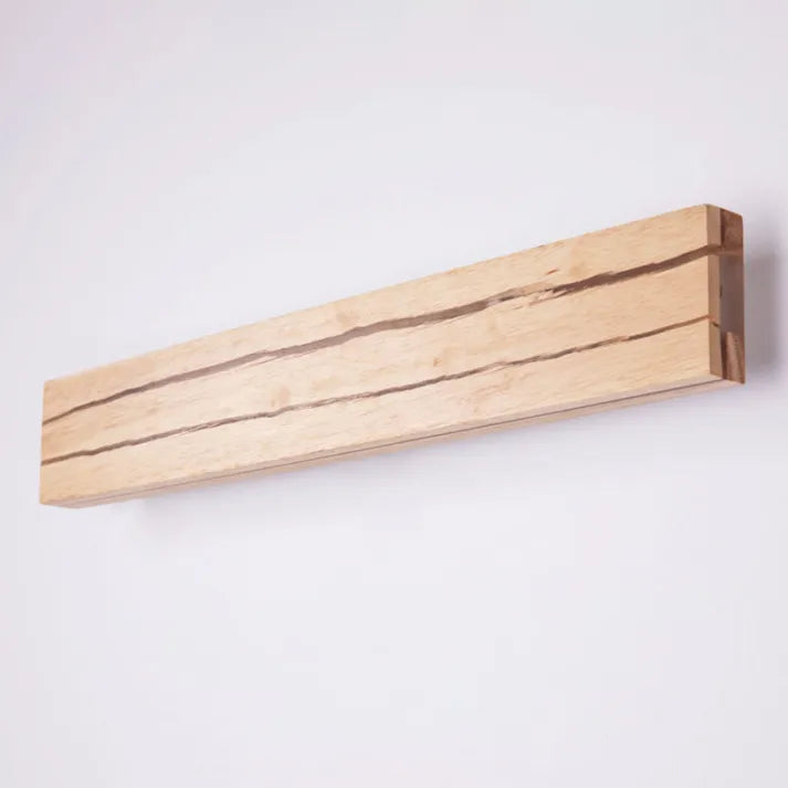 Moderne Holz LED-Wandleuchte mit Rissmuster