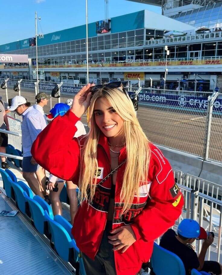 Vintage Ferrari Rennfahrerjacke