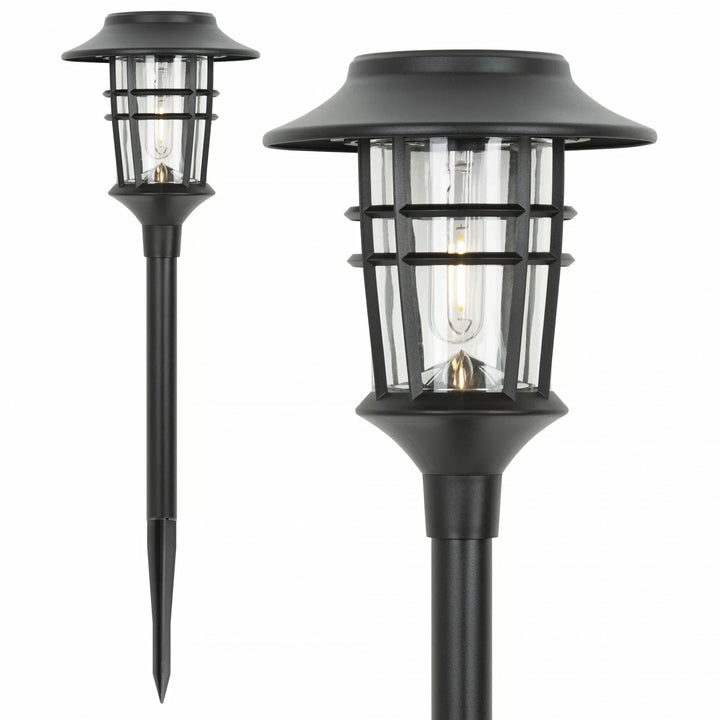 Solar-Gartenlampen Set für Außenbereich, 6 Stück