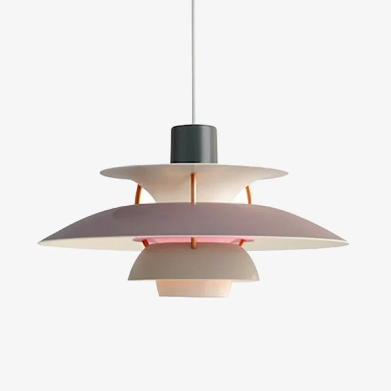 Moderne LED-Hängelampe mit Farbschirm für Innenräume
