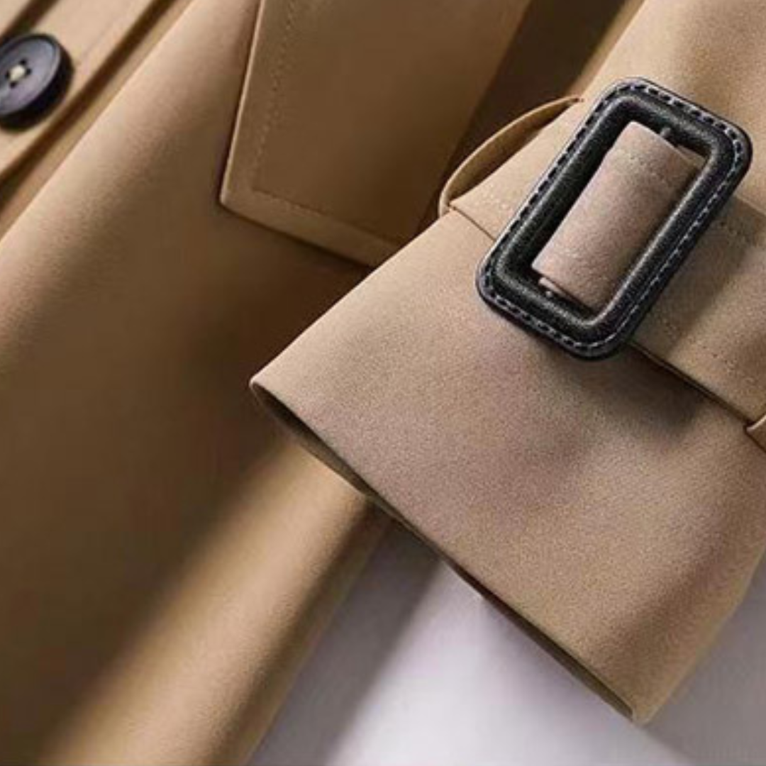 Damen Trenchcoat mit Verstellbarer Passform - Beige