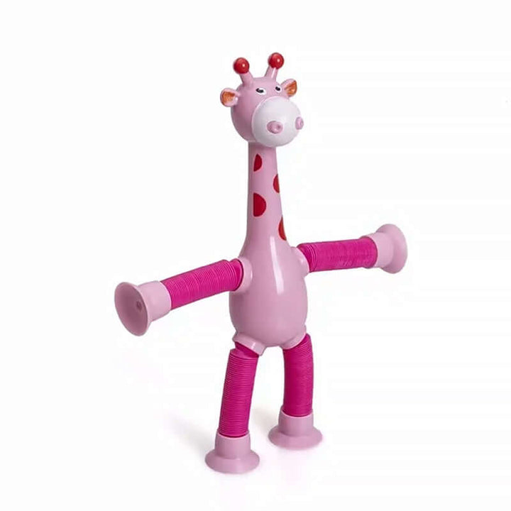 Flexibles Giraffenspielzeug mit Saugnapf für Kinder