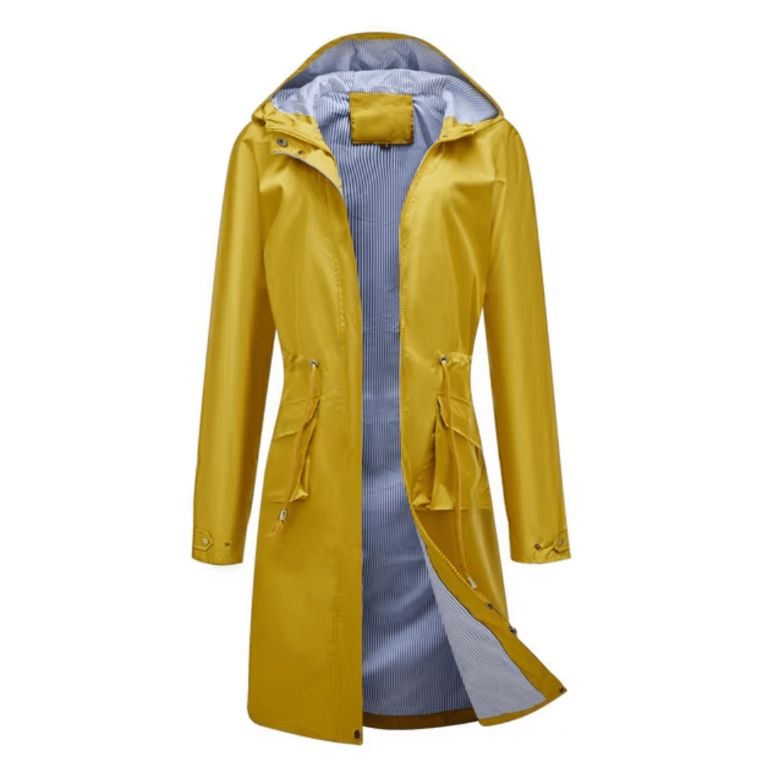 Wasserdichte Damenjacke mit Kapuze
