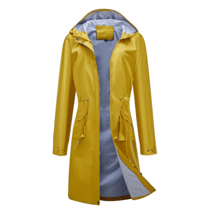 Wasserdichte Damenjacke mit Kapuze