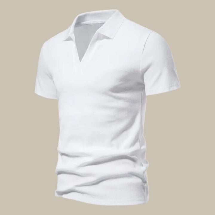 Herren Kurzarm-Polo aus Merino-Qualität