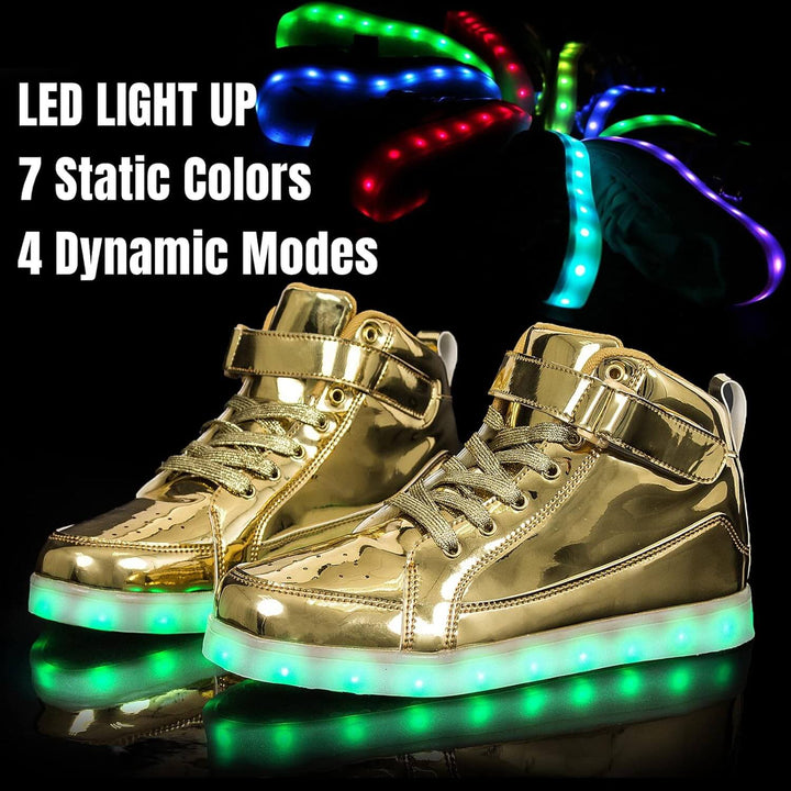 LED-Sneaker mit Akku-Beleuchtung: Modisch & Funktional