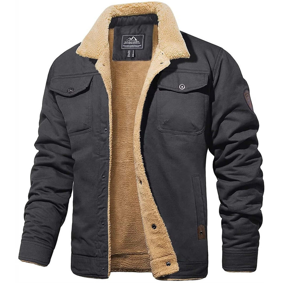 Herren Vintage Bomberjacke: Warme & Stilvolle Winterjacke