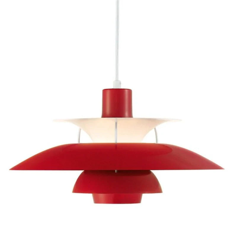 Moderne LED-Hängelampe mit Farbschirm für Innenräume