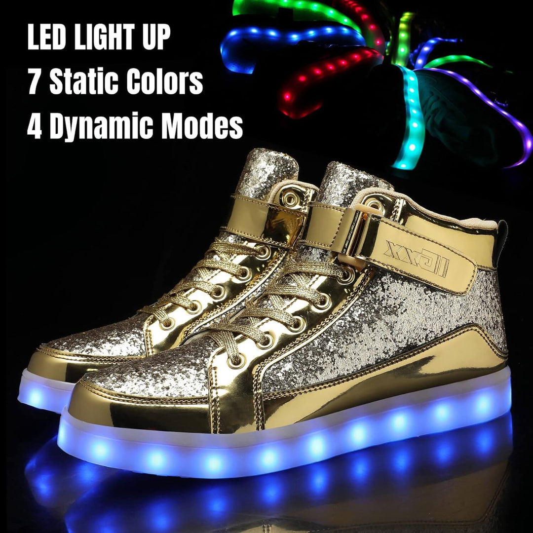 LED-Sneaker mit Akku-Beleuchtung: Modisch & Funktional