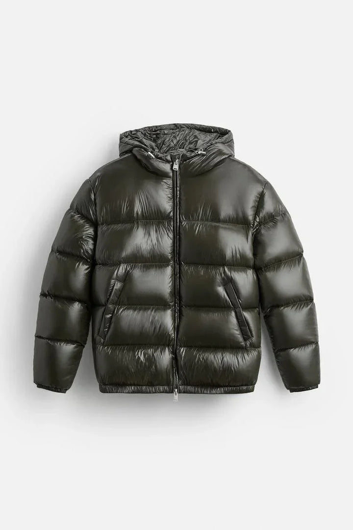 Unisex Daunenjacke - Wärme und Komfort in Schwarz und Grün
