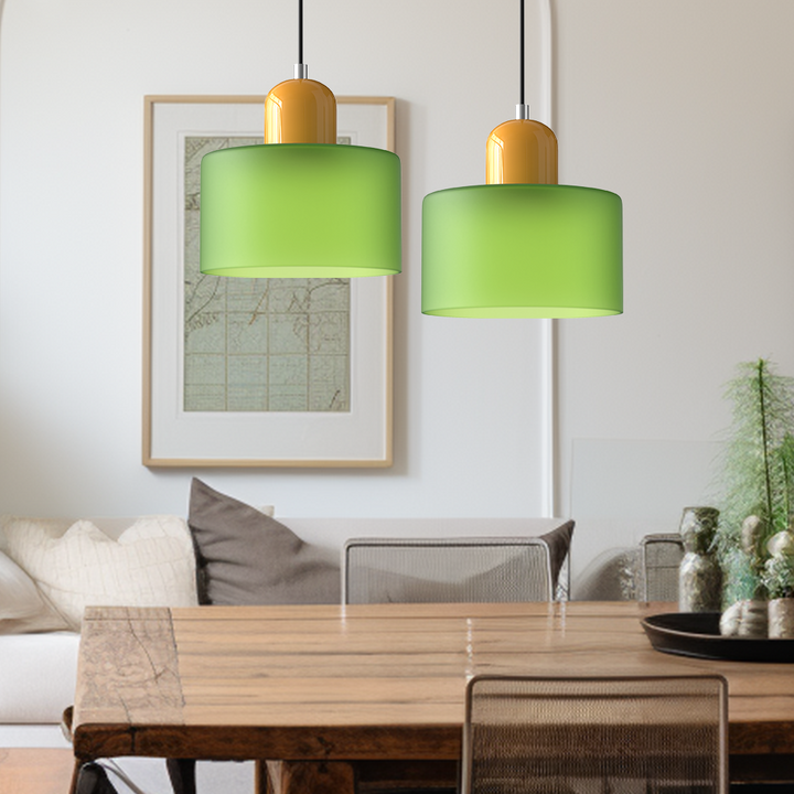Bauhaus Glas Pendelleuchte für Stilvolle Innenräume