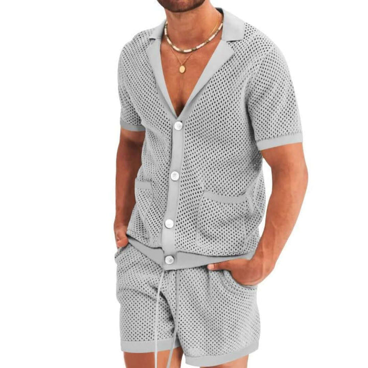 Herren Loungewear Set: Zweiteiliges Sommer-Outfit