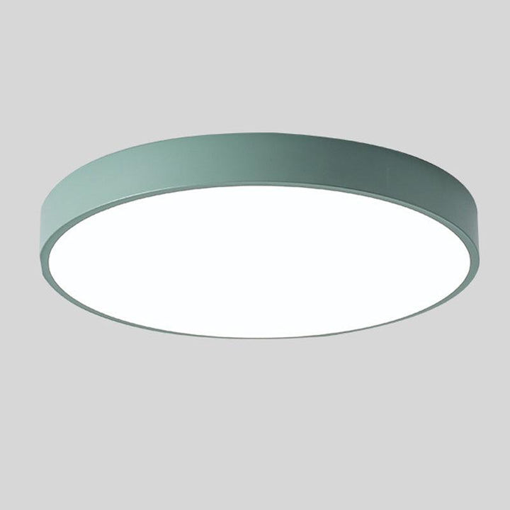Nordische Holz-Macaroon LED-Deckenleuchte für Wohnräume