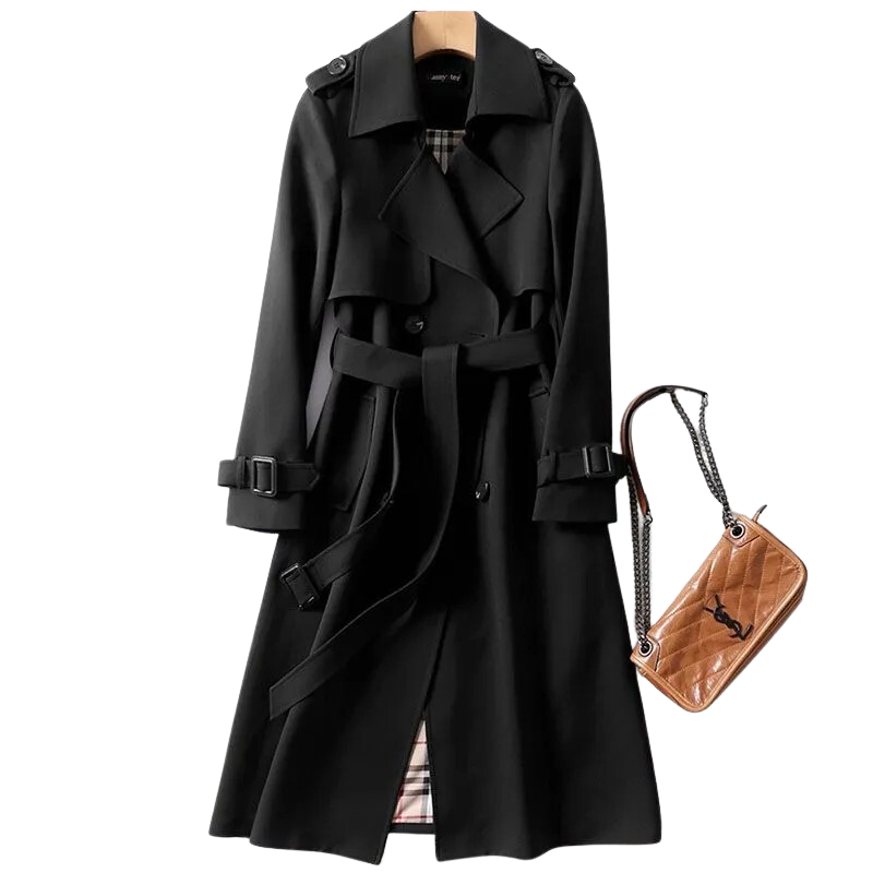 Eleganter Damen-Trenchcoat in Mittellänge