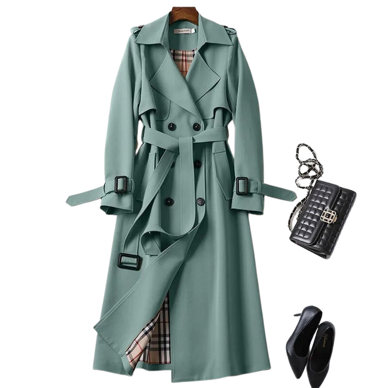 Eleganter Damen-Trenchcoat in Mittellänge