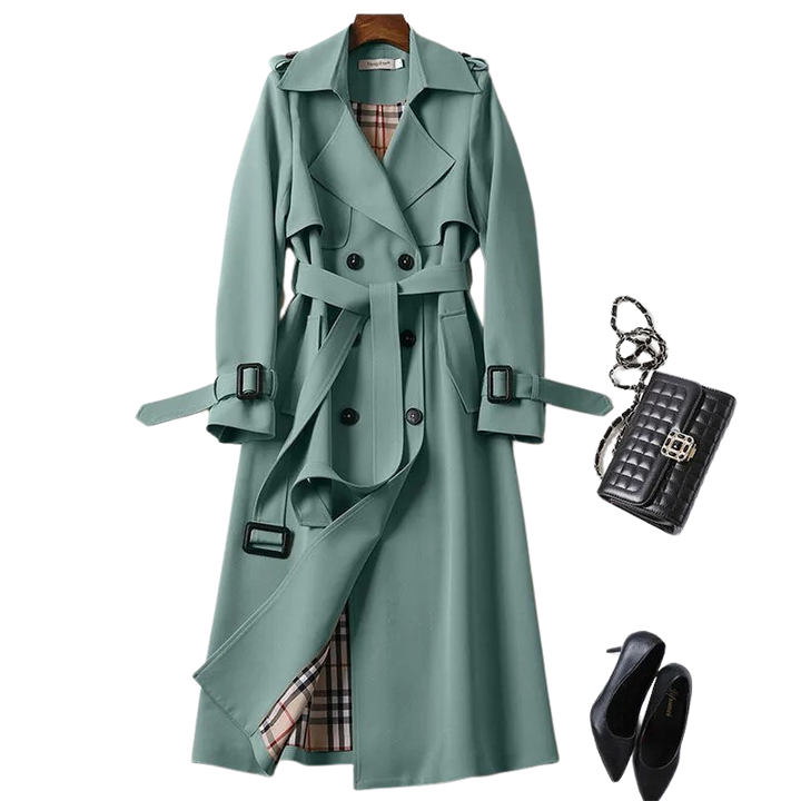 Eleganter Damen-Trenchcoat in Mittellänge