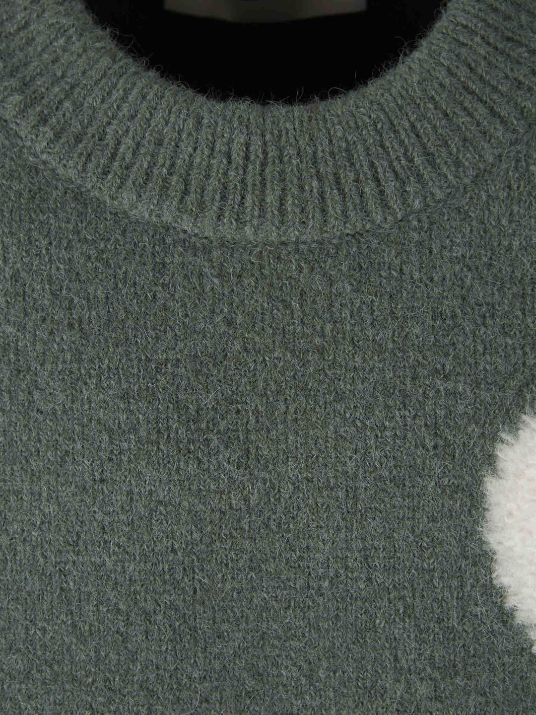 Damen Pullover mit Herz-Druck