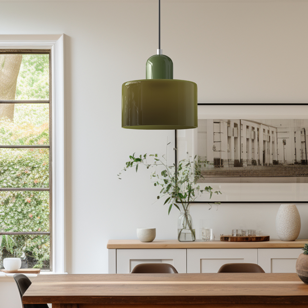 Bauhaus Glas Pendelleuchte für Stilvolle Innenräume