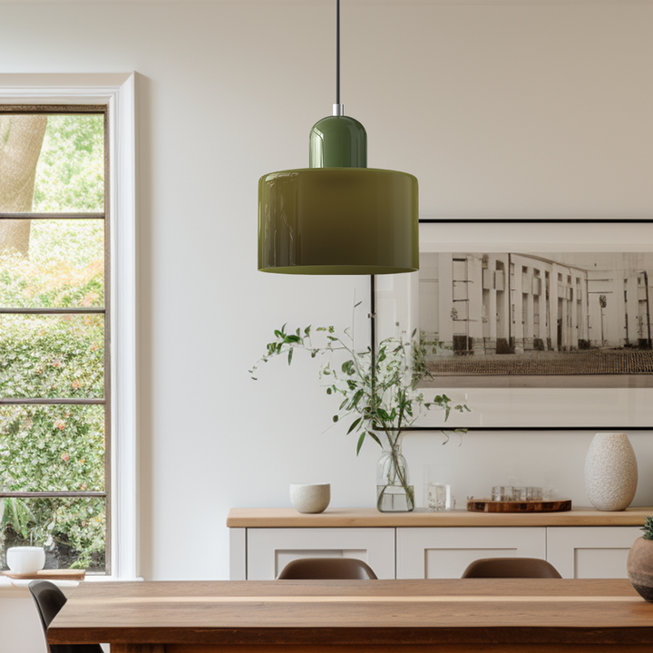 Bauhaus Glas Pendelleuchte für Stilvolle Innenräume