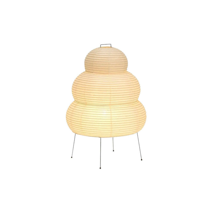 Japanische Tischlampe aus Washi-Papier
