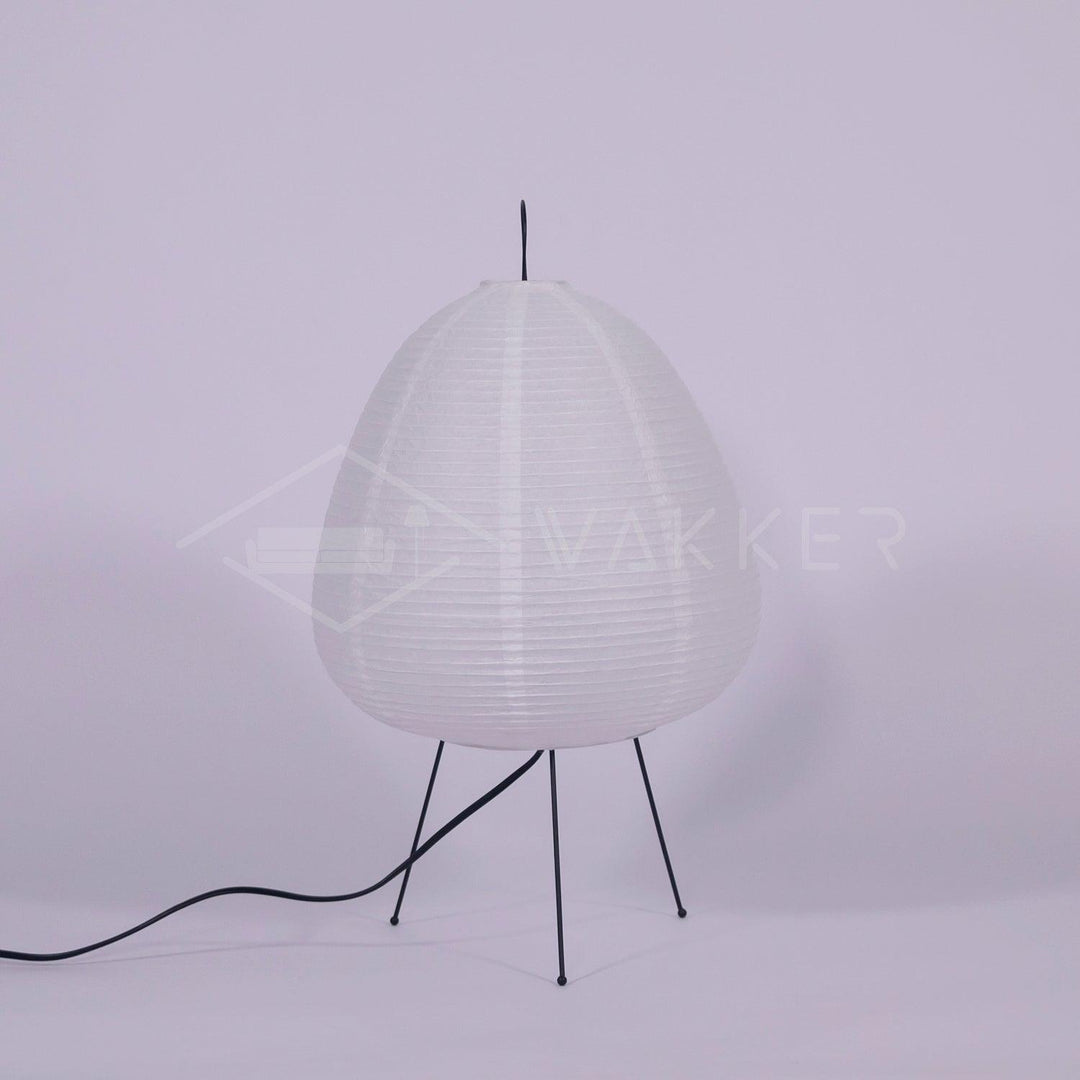 Japanische Tischlampe aus Washi-Papier