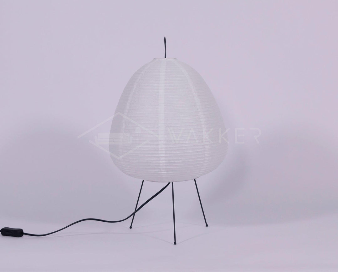 Japanische Tischlampe aus Washi-Papier