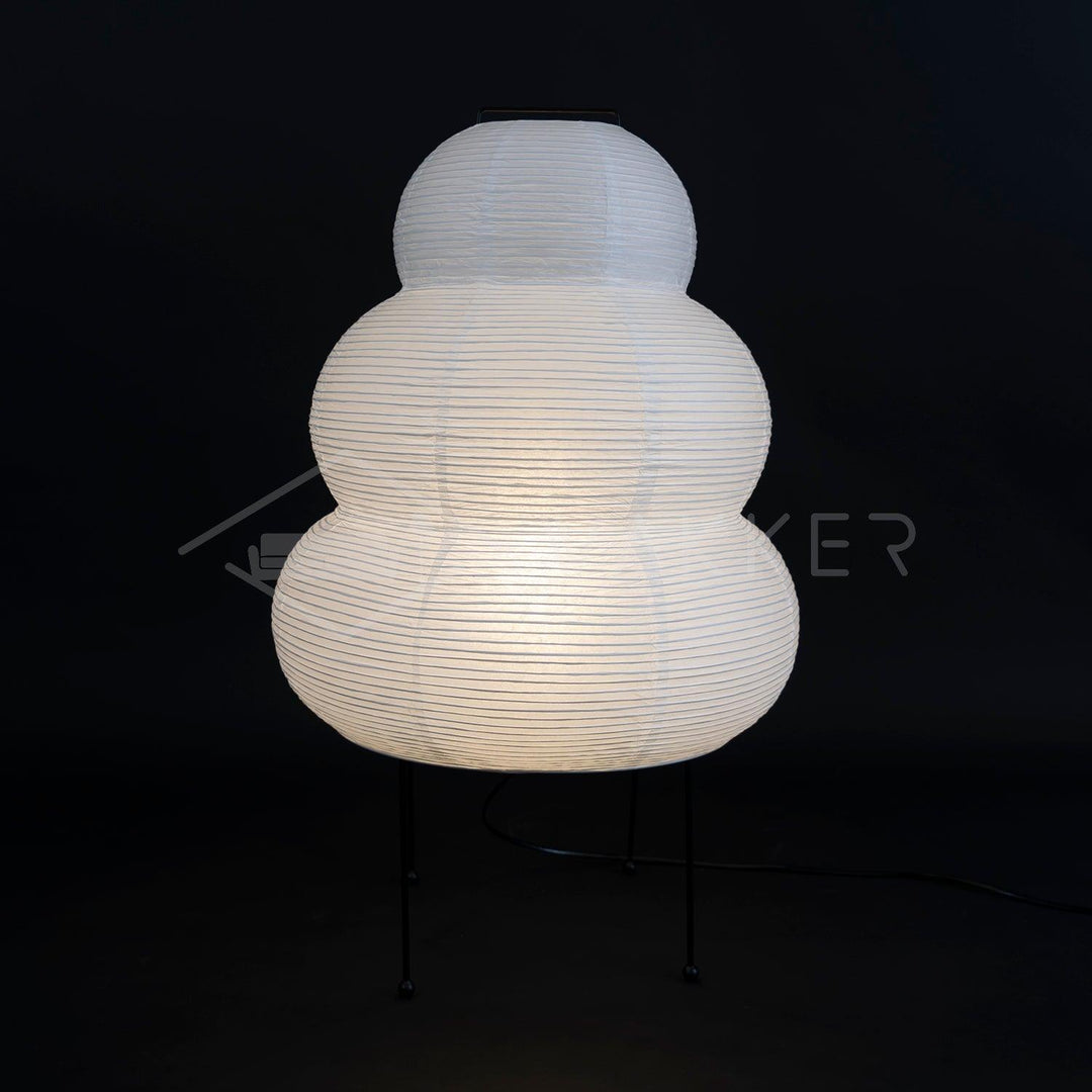 Japanische Tischlampe aus Washi-Papier