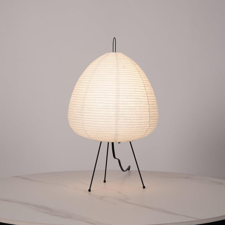 Japanische Tischlampe aus Washi-Papier
