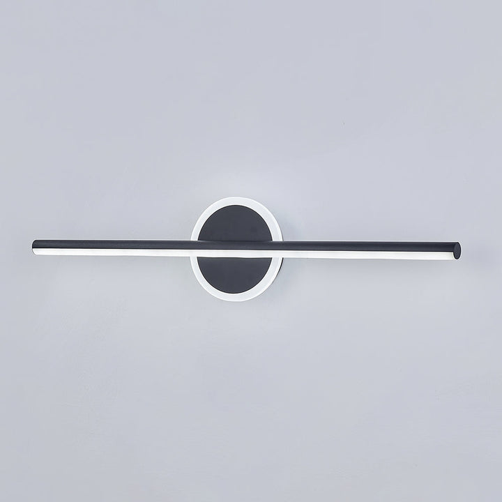 Moderne LED-Wandleuchte aus Metall und Silikon