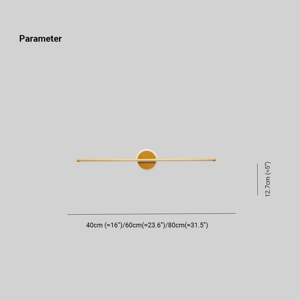 Moderne LED-Wandleuchte aus Metall und Silikon